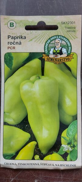 Paprika ročná "PCR"